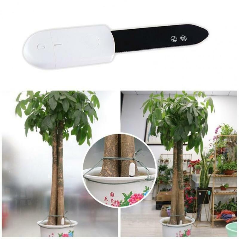 Higrometer Tahan Air Tiga Indikator Lampu Monitor Tanaman Cerdas ABS untuk Monitor Tanaman Bunga