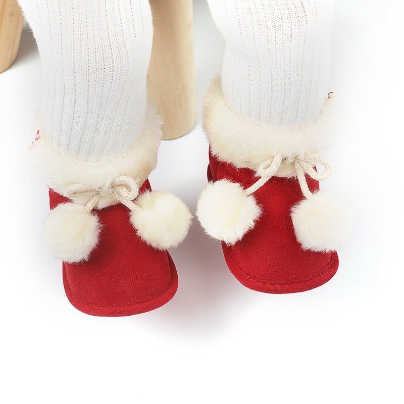 Zimowe ciepłe buty Baby Boy Girl bawełniane buty Casual buciki Boot śliczne antypoślizgowe miękkie podeszwy buty niemowlę Toodler obuwie
