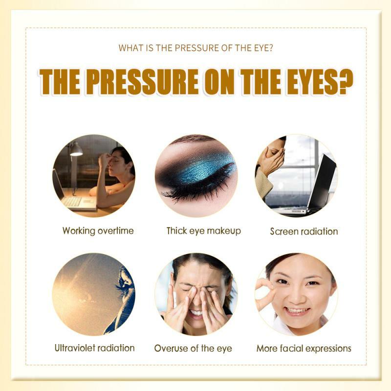 Увлажняющий золотистый крем для кожи вокруг глаз, подтягивающий, укрепляющий и укрепляющий крем для кожи вокруг глаз