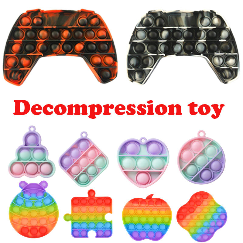 Пузырьковые игрушки-антистресс, силиконовая игрушка для снятия стресса, сенсорный аутизм, особые потребности