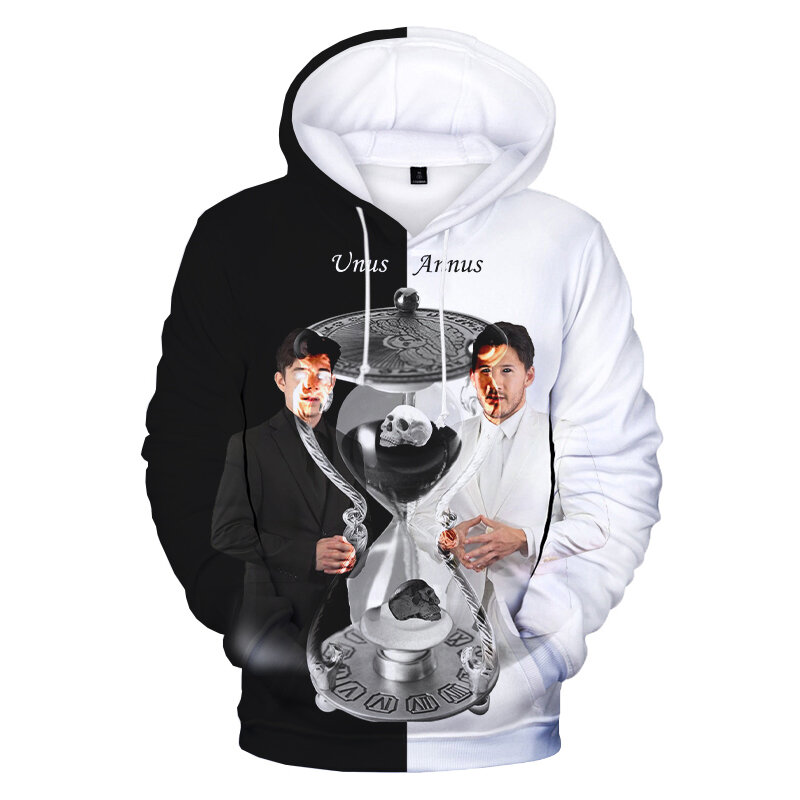 Novo unus annus 3d impressão moletom com capuz moletom moda masculina casual manga comprida pulôver série de tv harajuku streetwear hoodies
