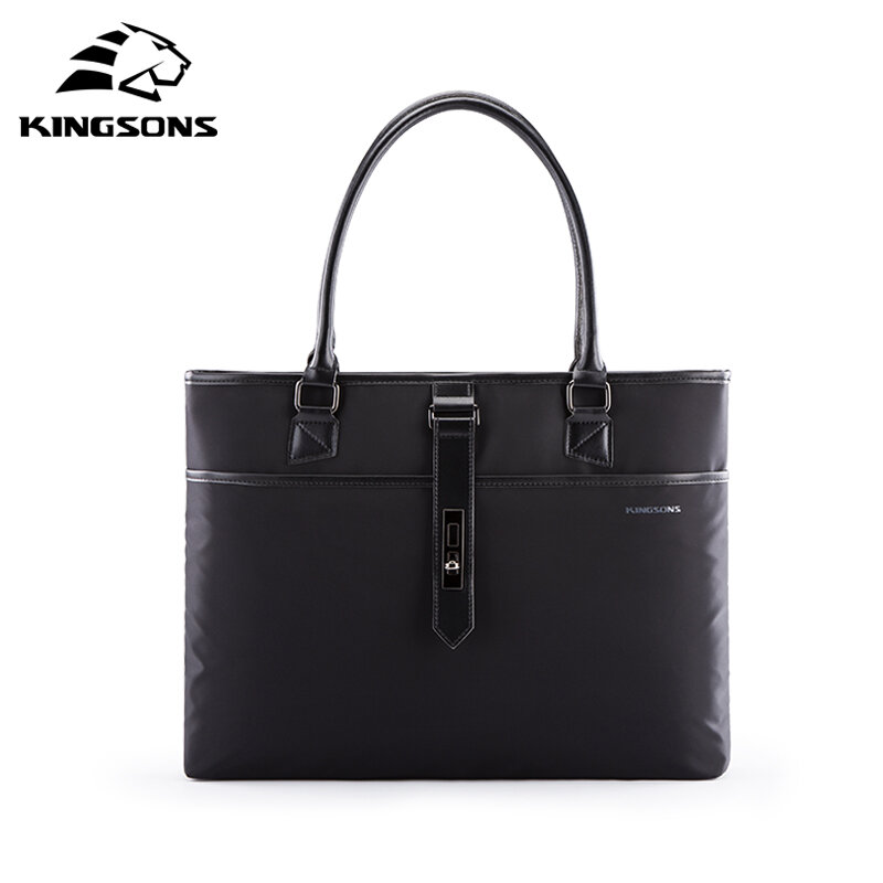 Kingsons  Shopping Handbag Large Decor Women Bag Black Nylon Luxury Women Bags Business Female Trend Shoulder Bag Lady Handbags