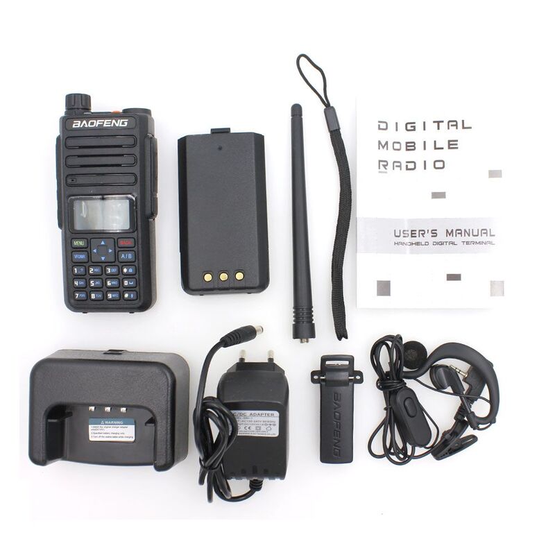 Baofeng-walkie-talkie Digital DM-1801, DMR Nivel II, ranura de tiempo Dual, Tier2, Tier1, DMR, DM-860 Digital/analógico, Radio portátil