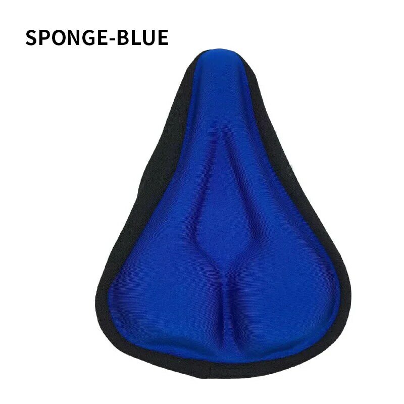 Bicycle Outdoor Riding Equipment Seat Cover Mountain Bike Straight Groove Seat Cover 3D Thickened Sponge Seat Cover Saddle Cushi