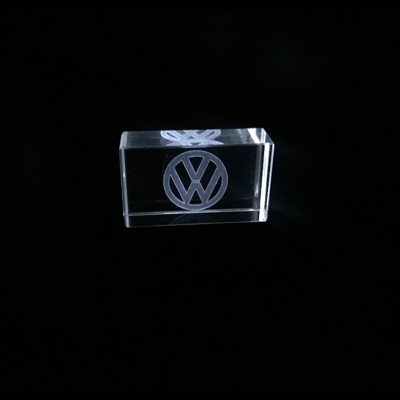 Volkswagen kristal-pendrive usb 128mb 4gb 8gb 16gb 32gb 64gb 128gb, disco de armazenamento personalizado