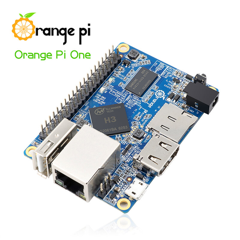 Orange Pi One 1GB H3 Quad-Core, compatible con Android,Ubuntu, Ordenador de placa individual Mini de Linux