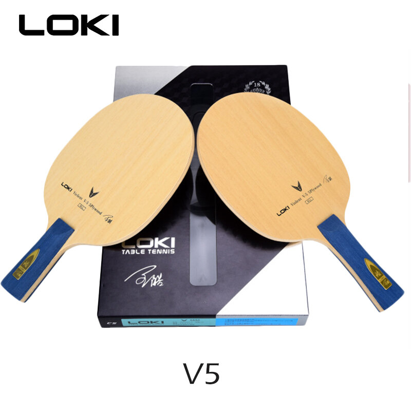 Loki Kekerasan Pisau Tenis Meja Profesional Ofensif untuk CLCR Ping Pong Blade Menengah