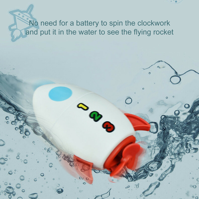 Łazienka z wanną prysznic dziecko mechaniczna pływanie dzieci bawią się wodą śliczne małe podwodne rakiety wanna do kąpieli zabawki dla dzieci