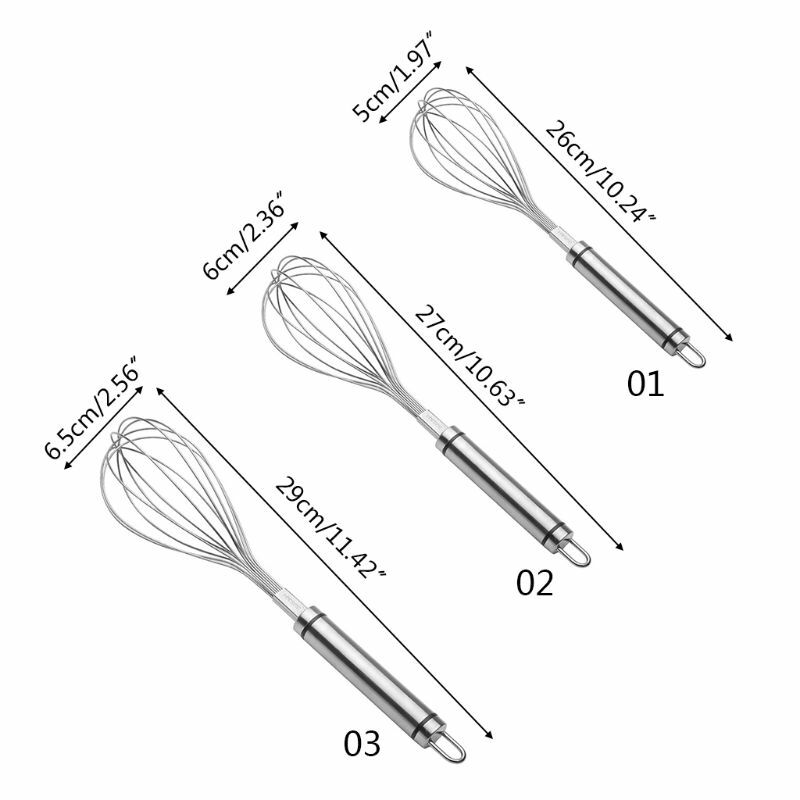 Semi-automatic Mixer Egg Beater Manual Self Turning Stainless Steel Whisk Blend