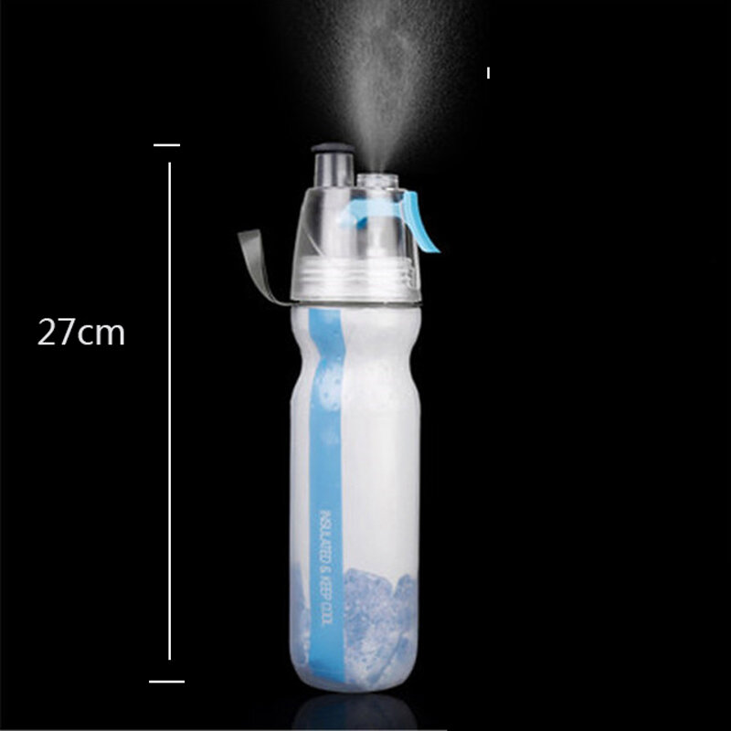 Aerosolizable Bicycle Water Bottle 500ml Fall Resistant Leak-Proof Pe Drink Sport Water Bottle Bike Cycling Fitness Water Bottle