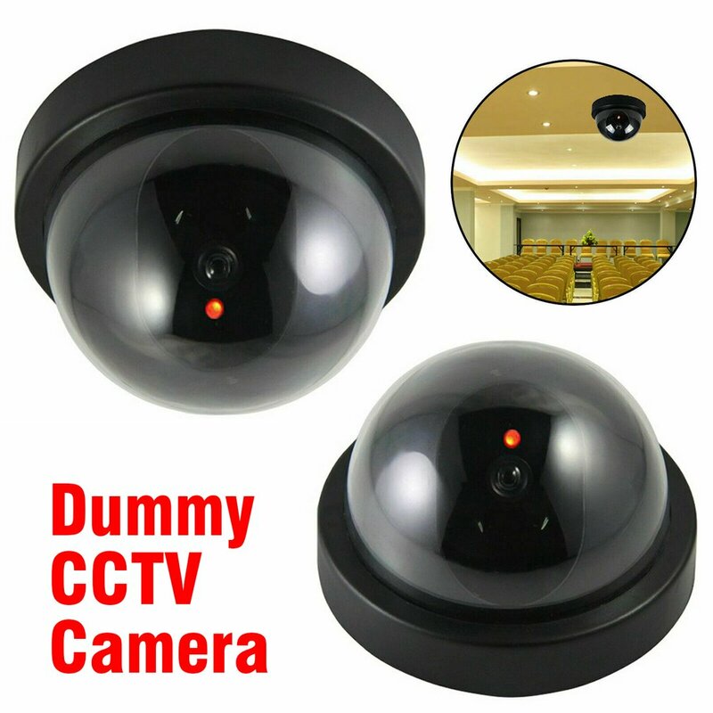 Мини-камера видеонаблюдения, поддельная купольная камера, флэш-светильник, наружная/внутренняя камера видеонаблюдения, камера видеонаблюд...
