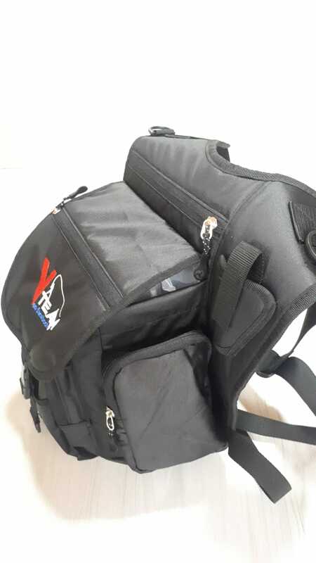 V-Team-حقيبة بحزام كتف مع جيوب إضافية ، وحقيبة تشطيب