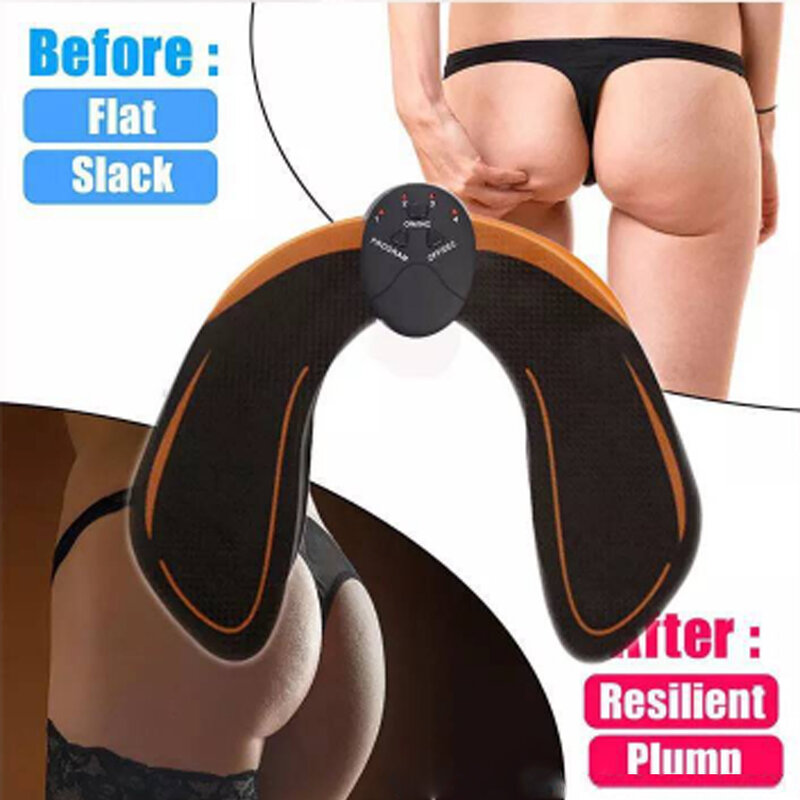 Fitness Trainer Abdominal Muscle Exerciser Massage Press Workout Home Gym  Arm Hip Sticker Weight Loss Body Slimming Machine