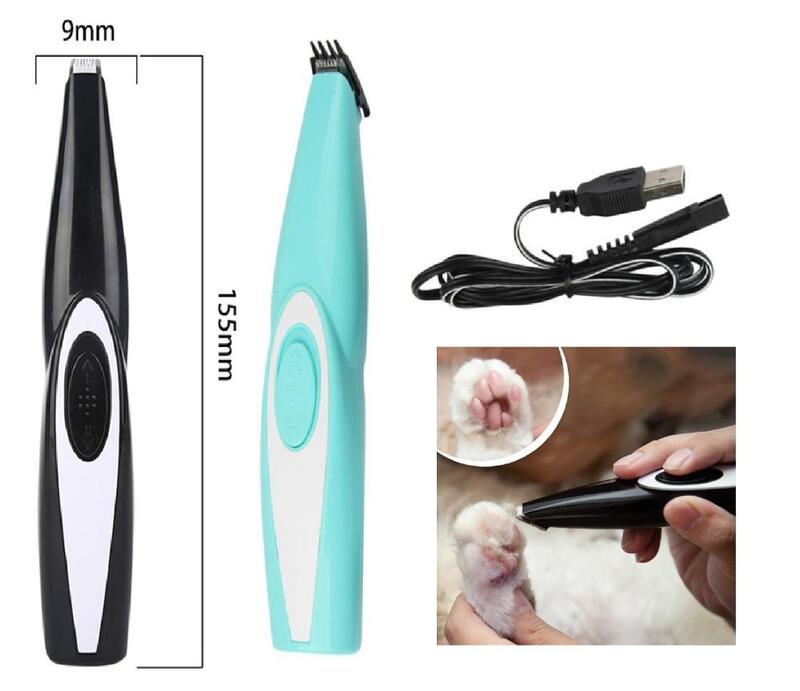 Alat Dandan Hewan Peliharaan USB Isi Ulang Pemangkas Rambut Kuku Anjing Kucing Pemotong Potong Listrik Pemotong Kaki Pemotong H