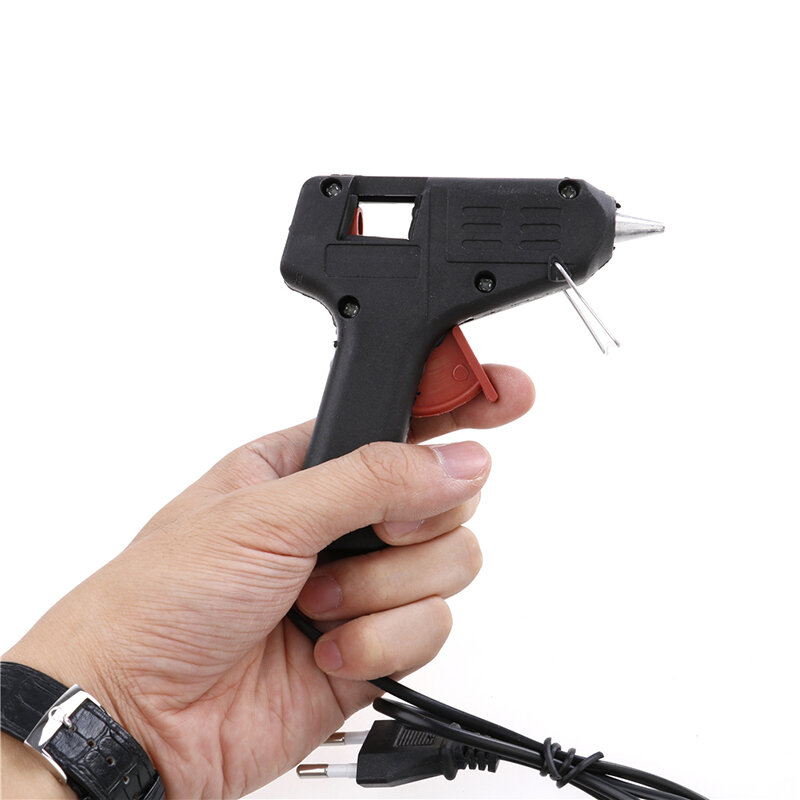 Vastar-pistola de pegamento de fusión en caliente con barra de pegamento, herramienta de temperatura térmica eléctrica Industrial, Mini pistolas, 7-7,5mm/0,28-0,30 pulgadas
