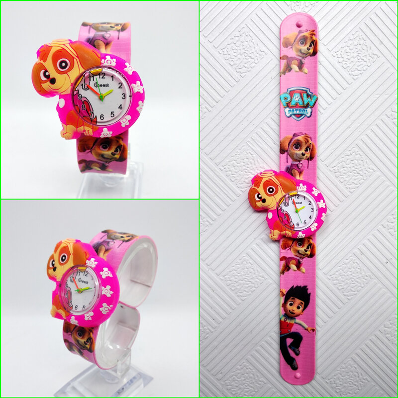 Zegarek dziecięcy zespół psów zegarek dla dzieci elektroniczne cyfrowe zegarki dla dzieci dla chłopców dziewcząt Kid prezent urodzinowy zegar studencki dla dzieci