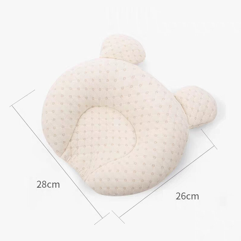 Cuscino per allattamento per neonati supporto per il sonno neonato cuscino concavo per cartoni animati cuscino in cotone prevenire la testa piatta