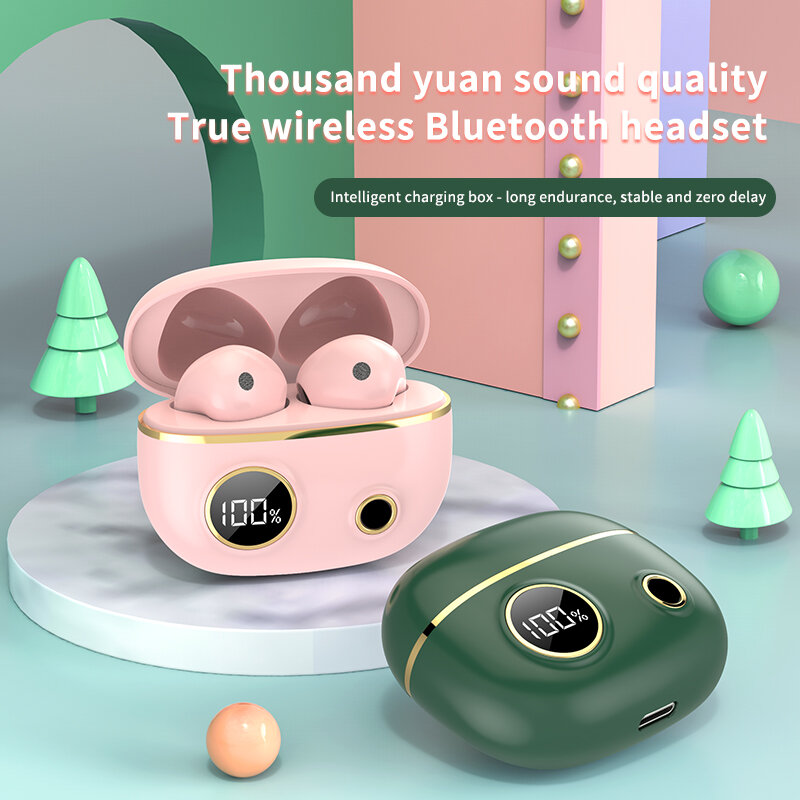 SELFLY Games Earphone Earbud Olahraga Kontrol Sentuh Bluetooth Nirkabel 5.0 Headphone untuk Huawei OPPO Xiaomi TWS Headset Musik
