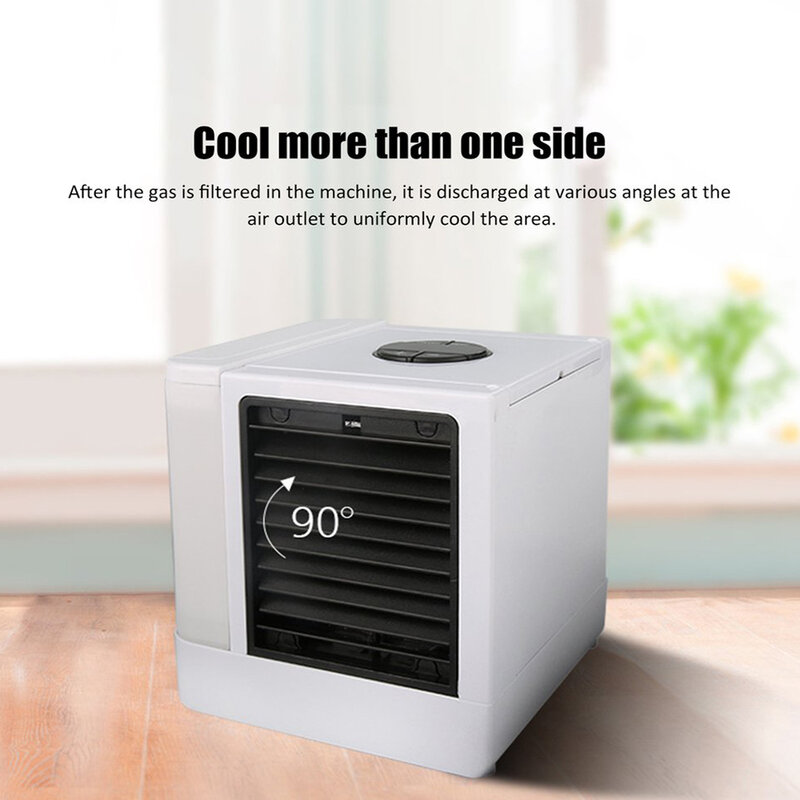 Klimaanlage Tragbare Arktischen Luftkühler 7 Farben LED USB Persönlichen Raum Kühler Lüfter Luftkühlung Fan Wiederaufladbare Fan Hause schreibtisch
