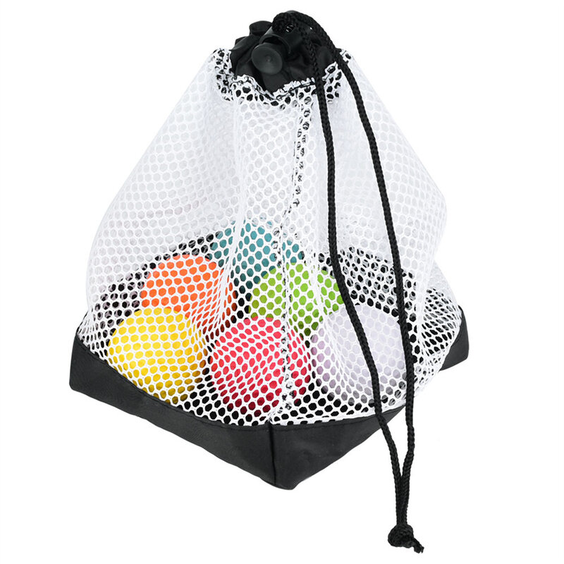 Bolsa de malla de nailon con cordón, accesorio de almacenamiento para Golf, 36 estantes