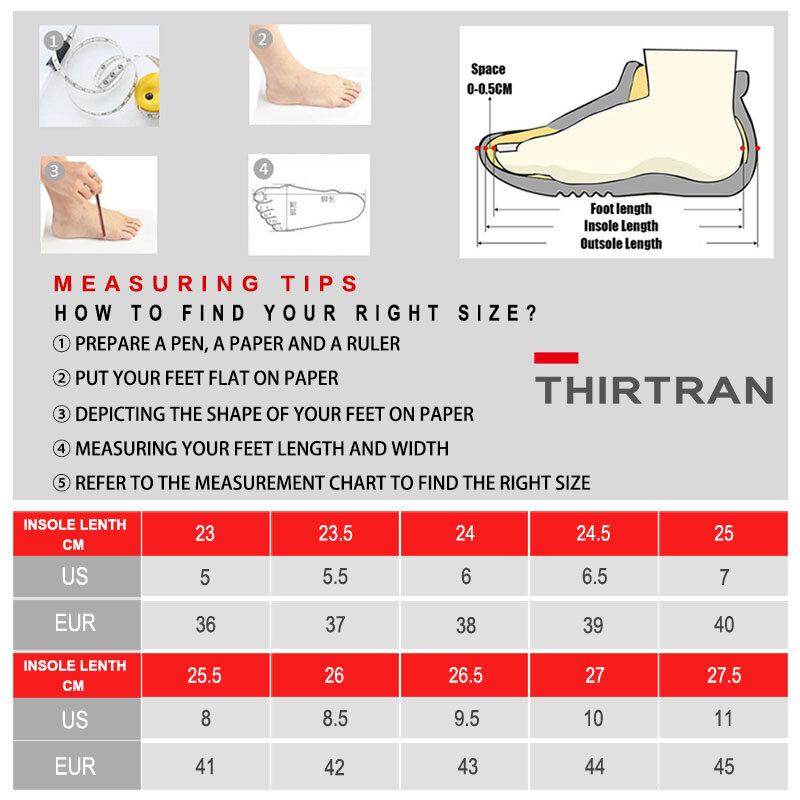 THIRTRAN Summer 2021 Men's Fashion Black Sneakers Lightweight Comfortable Jogging Casual Men Shoes Outdoor Sports Running Shoes