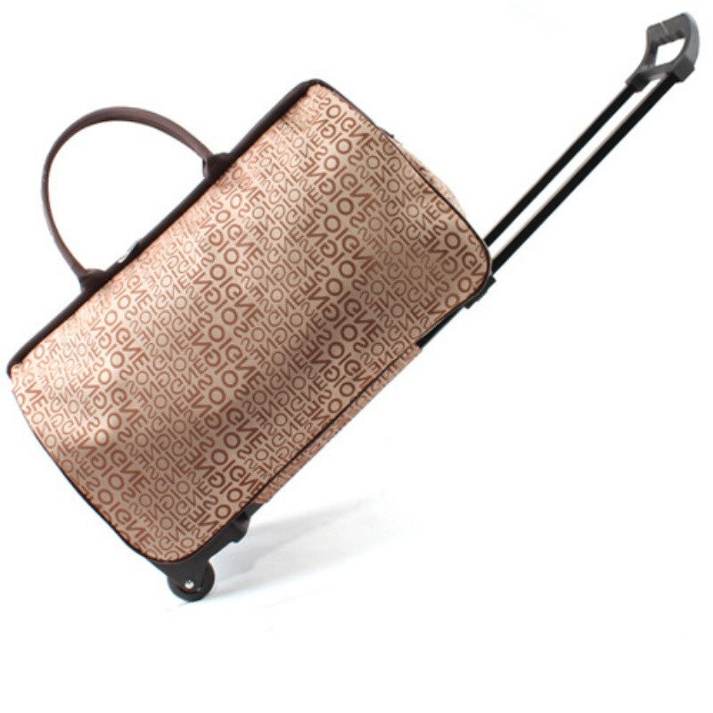 럭셔리 2021 새로운 패션 디자인 휴대용 트롤리 가방 남자와 여자를위한 단거리 여행 가방 대용량 짐 가방