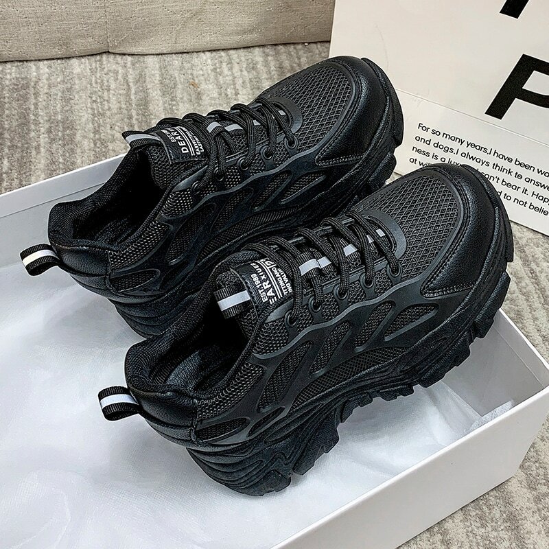 Platform Sneakers Women Shoes Fashion Thick Sole Breathable Ladies Trainers Chunky Sneakers Women Casual Shoes Zapatillas Mujer