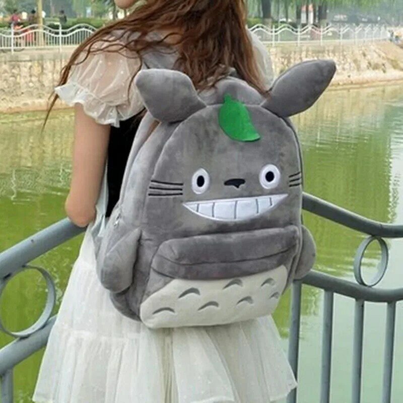 حقيبة ظهر استديو بتصميم الرسوم المتحركة من My Neighbor Totoro حقيبة ظهر لينة للأطفال من Totoro حقيبة مدرسية للأطفال هدية أعياد الميلاد للأطفال