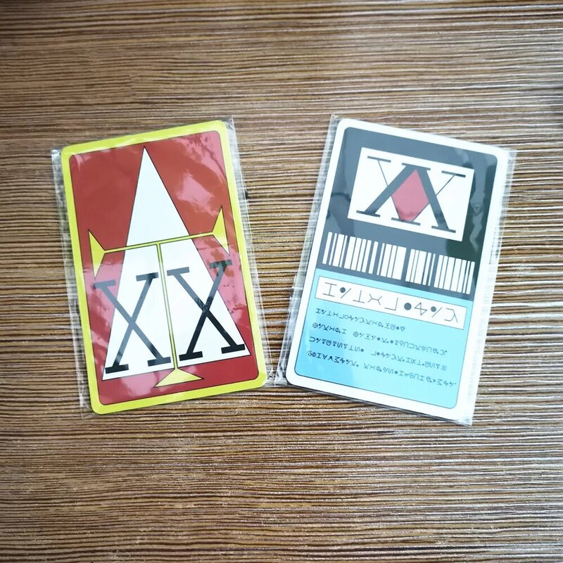 أنيمي هنتر x هنتر بطاقة ترخيص تأثيري Hisoka Kurapika كيلوا Zoldyck بطاقات بلاستيكية جمع الدعائم