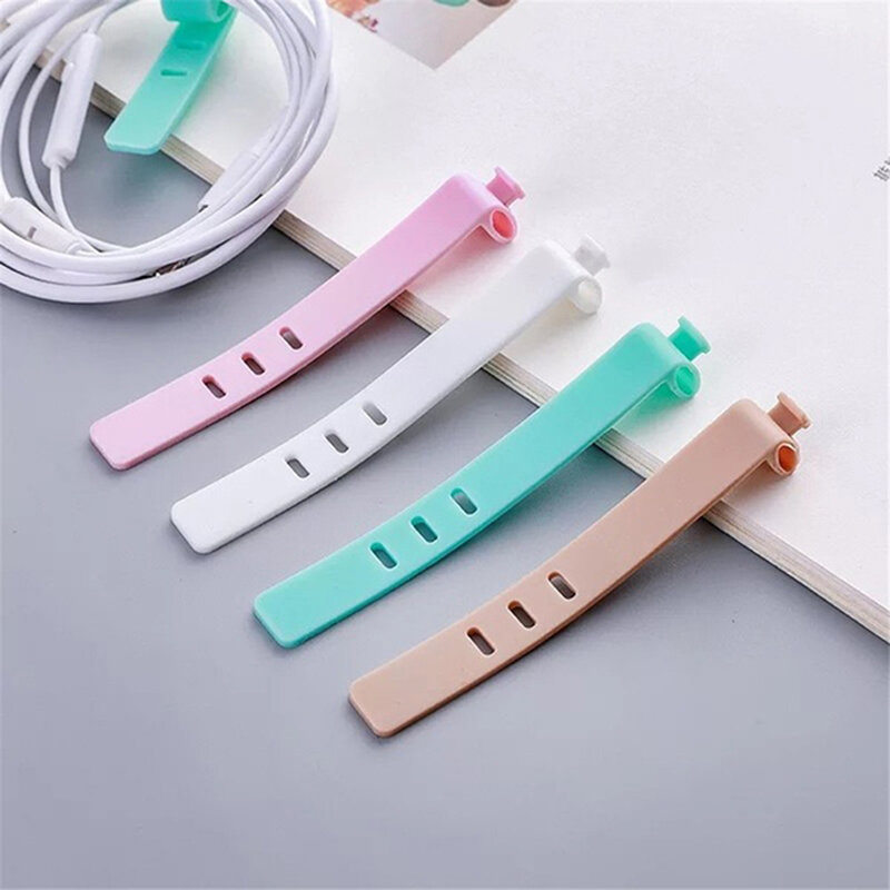 5pc Creative Travel Accessories Silica Gel Cable Winder Earphone Protector USB Phone Holder Accessory Packe Organizers