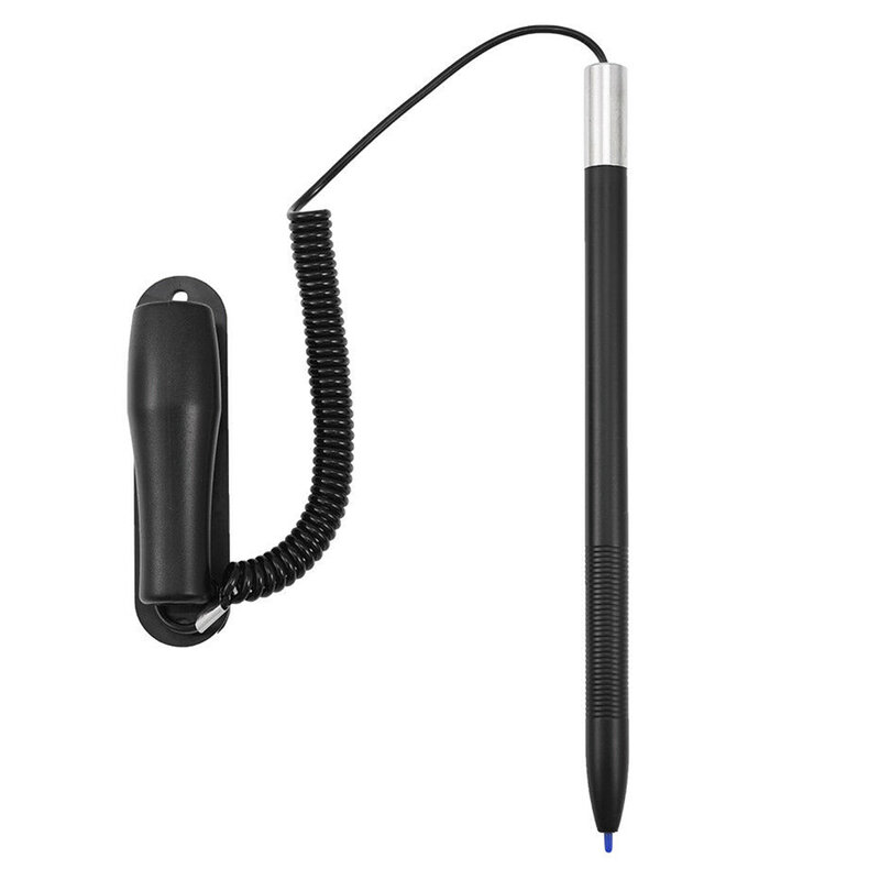 Ponto capacitivo lápis impressora tela de toque caneta stylus telefone celular com suporte preto resistência tablet acessórios