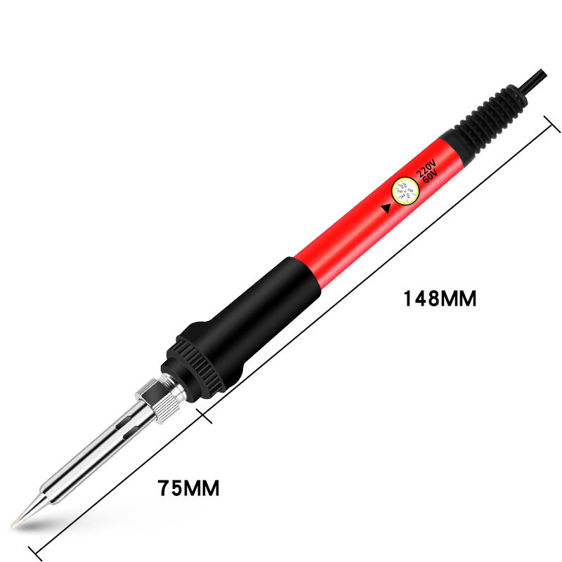 Letme Solder Besi 60W Solder Listrik Suhu Dapat Diatur Ulang Stasiun Besi Pegangan Mini Pensil Panas Alat Perbaikan Pengelasan