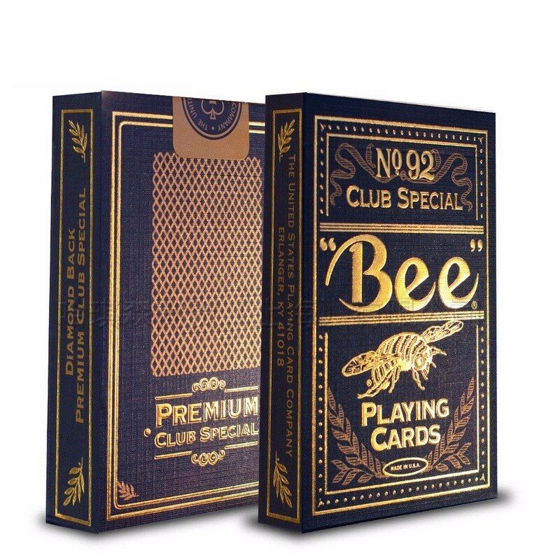 1 baralho original golden bee no.92 clube cartões de jogo especiais para o mágico profissional cartões de papel de alta qualidade
