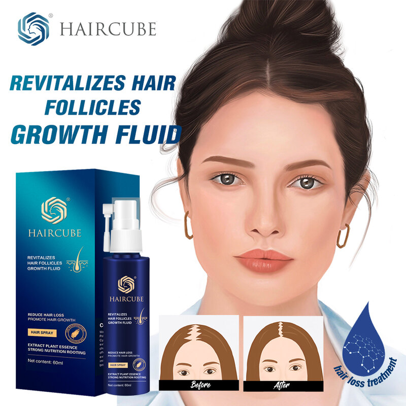 Spray para el crecimiento del cabello antipérdida, reparación Natural, daño de raíces, aceite esencial para el cabello, productos para el cuidado del cabello para hombres/mujeres, tónico para el cabello