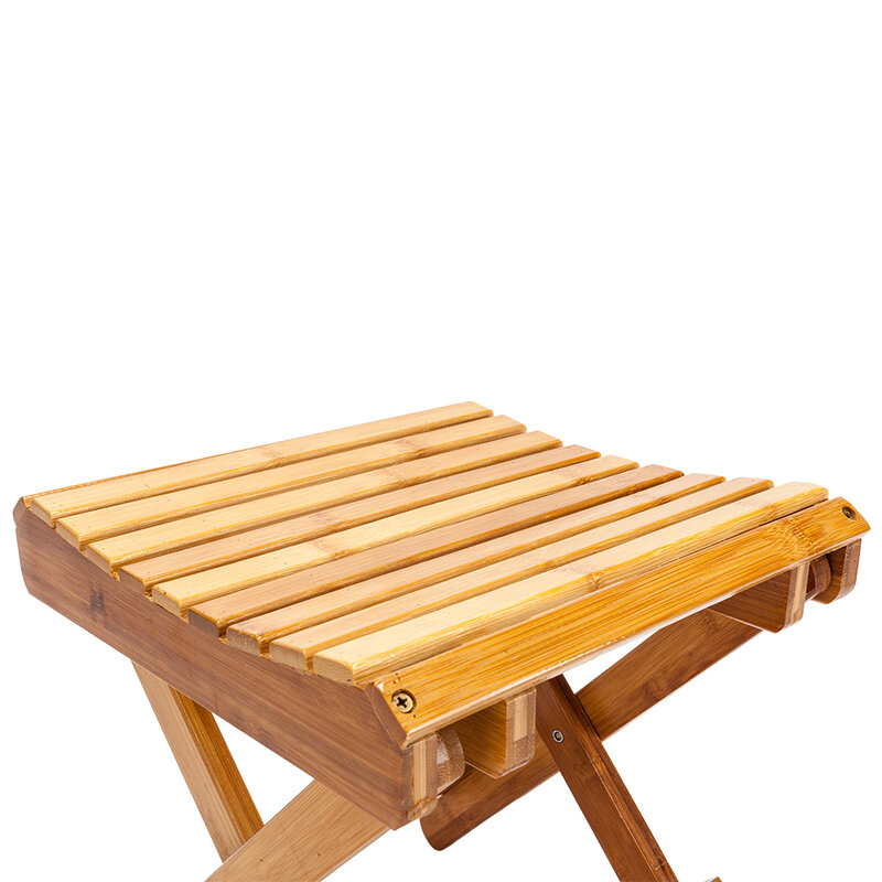 새로운 휴대용 어린이 다기능 접이식 대나무 의자 다기능 접이식 어린이 목욕 의자 샤워 발판