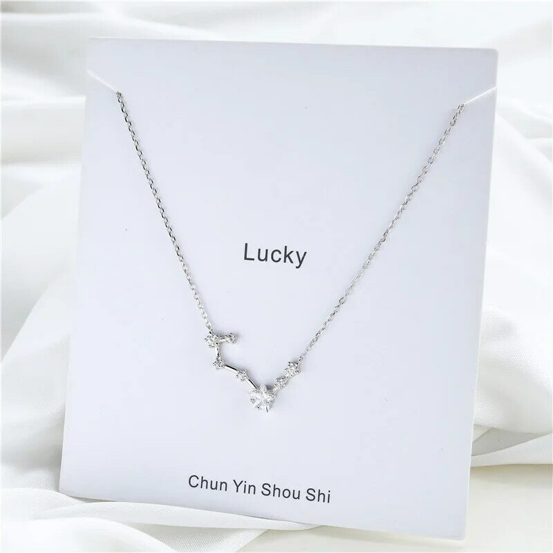 Sodrov Star Necklace 925 Sterling Silver Necklace Big Dipper Necklace Silver Jewelry