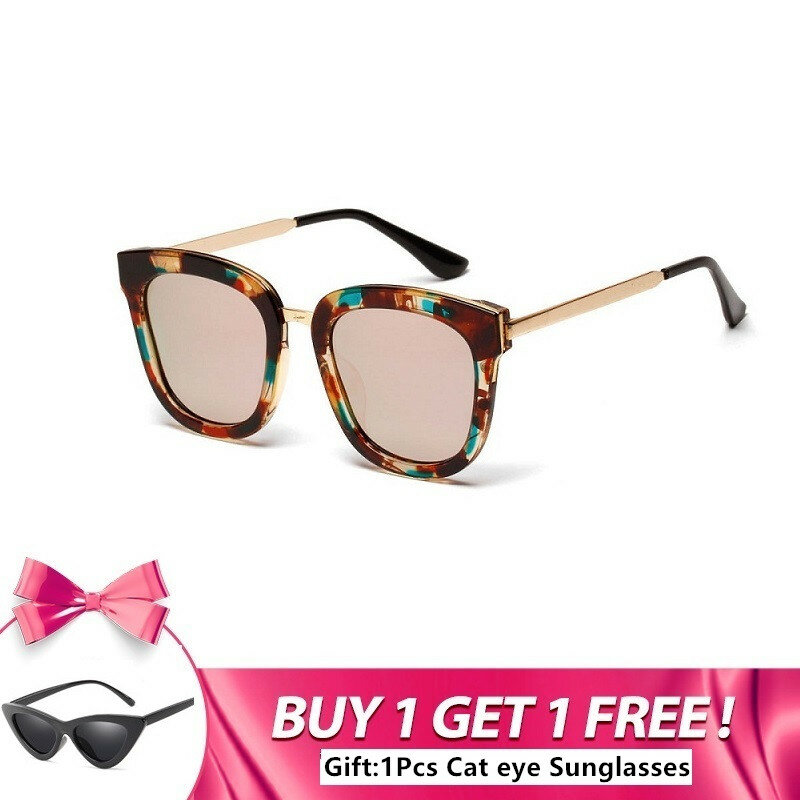 LONSY nueva moda gafas de sol polarizadas mujeres conducción gafas de sol marca femenina diseñador Vintage UV400 oculos gafas de sol UV400