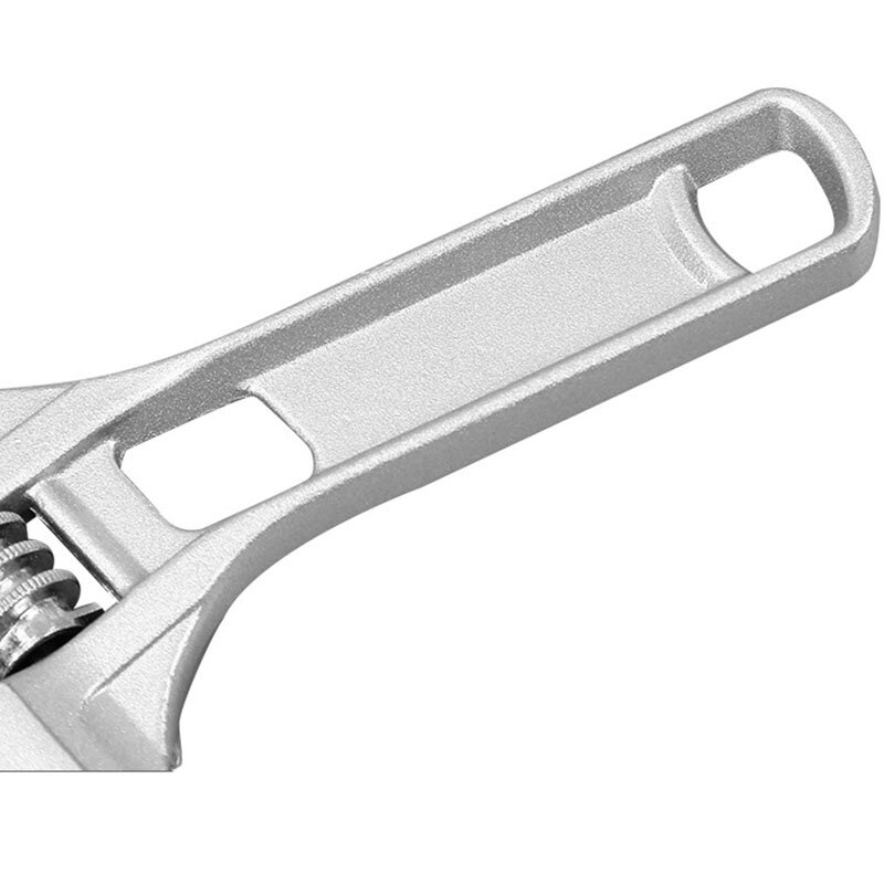 Universal snap grip wrench liga de alumínio haste curta grande abertura ajustável chave inglesa ferramentas reparo do banheiro