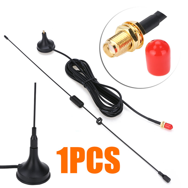 1pc UT-106 Voiture Antennes Magnétique D'antenne Mobile Bi-bande Radio VHF SMA-Femelle Pour BAOFENG Radio UV-5R BF-320 BF-480 BF-490
