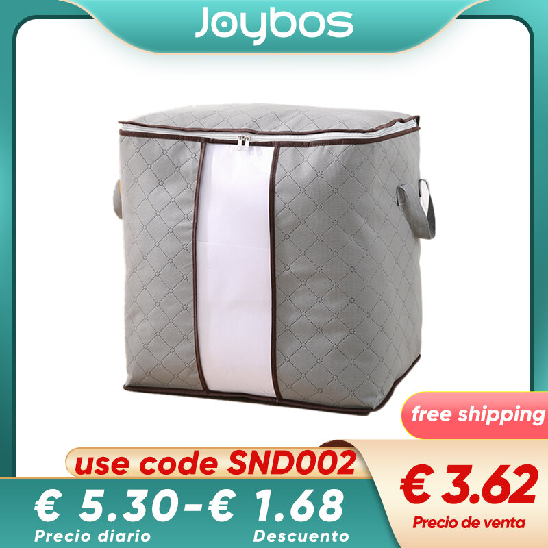 Joybos – pochettes de rangement étanches à l'humidité et à la poussière, grand Volume, sac de transport pour couette, vêtements, cosmétique, sac Visible, JD82