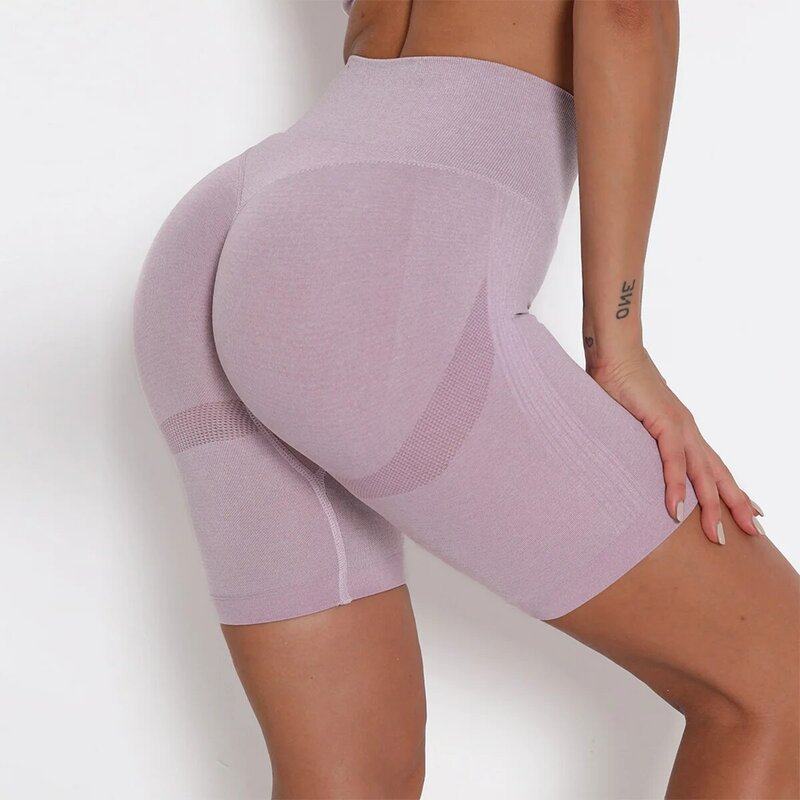 Pantaloncini sportivi per il sollevamento dell'anca a vita alta pantaloni da Yoga per il sollevamento dell'anca attillati rossi da donna pantaloni da allenamento per allenamento ad asciugatura rapida