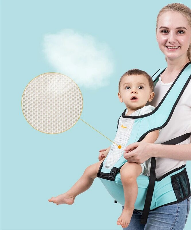 Suporte sling para bebê, ergonômico, respirável, para bebê recém-nascido, previne pernas, canguru