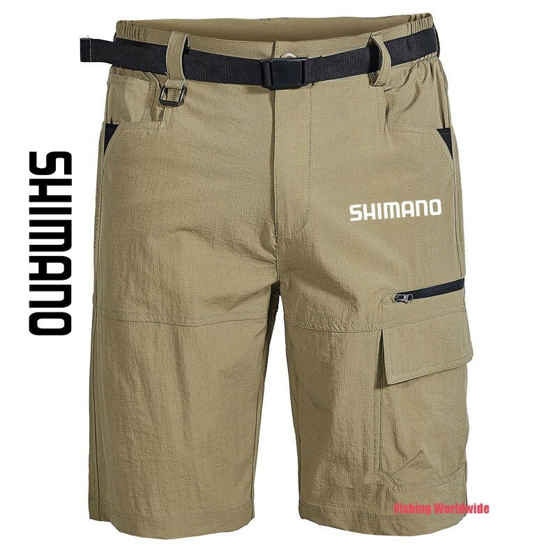 Shimano calças de pesca shorts M-5xl casual secagem rápida calças de pesca ao ar livre pesca caminhadas shorts roupas de pesca