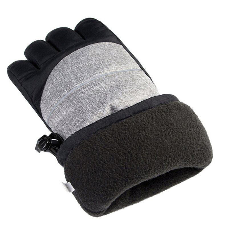 Winter Oplaadbare Verwarmde Handschoenen Outdoor Thermische Warm Verwarming Fietsen Handschoenen Winddicht Motorfiets Skiën Elektrische Verwarmde Handschoenen