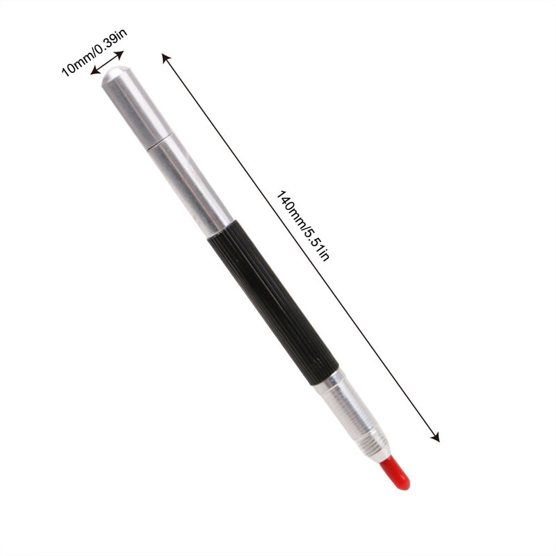 Tungsten Carbide Tip Scriber Dual-End Etsen Graveren Scriber Pen Met Caps Voor Glas Keramiek Metalen