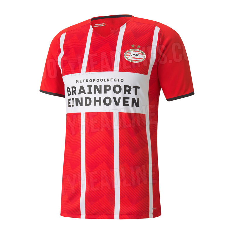 2021 Eindhovenes Psves Shirts T-shirt Jersey 2022 21 22 Adult Kids Kind Gakpo Malen Ihattaren Hendrix Psved Thuis Weg Shirt