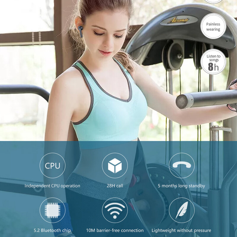 SELFLY – écouteurs sans fil Bluetooth 5.0 TWS M18, casque de Sport, à commande tactile, pour Huawei Xiaomi, tous les téléphones