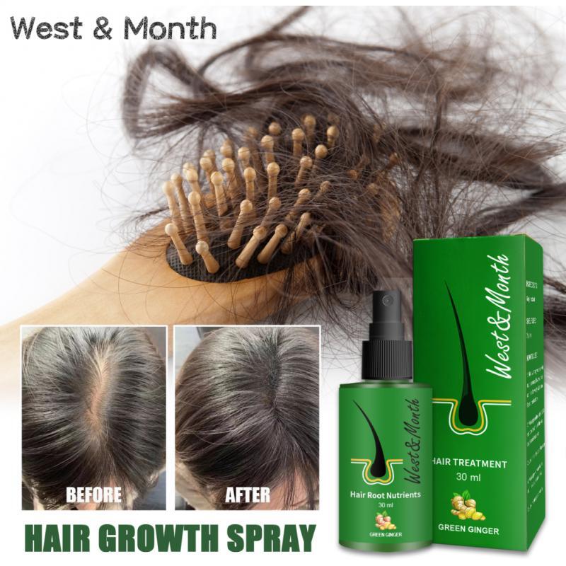 Essence de croissance capillaire 30ml, sérum de germination, huile pour perte de cheveux naturelle, traitement efficace et rapide du cuir chevelu, hommes et femmes