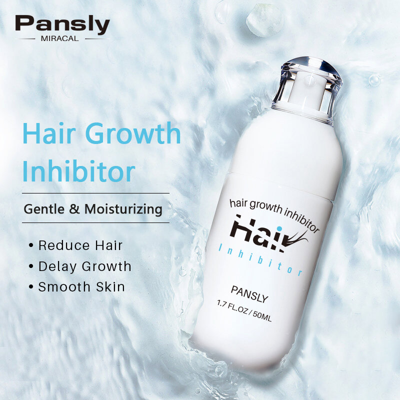 Crema inhibidora del crecimiento del cabello Unisex, crema hidratante para el cuerpo y la cara, suave, no irritante, uso con crema de depilación, 50ml