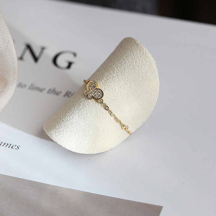 Женские кольца-Бабочки из серебра S925 пробы, модные ювелирные украшения для коктейвечерние, регулируемые кольца, подарки